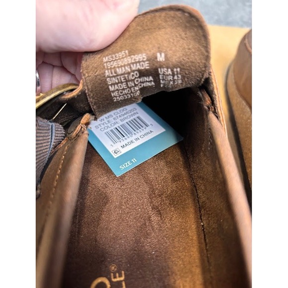 Mountain Sole by White Mountain Womens Brown Buckle Clog Shoes MS33951 Size 11 - Picture 6 of 7